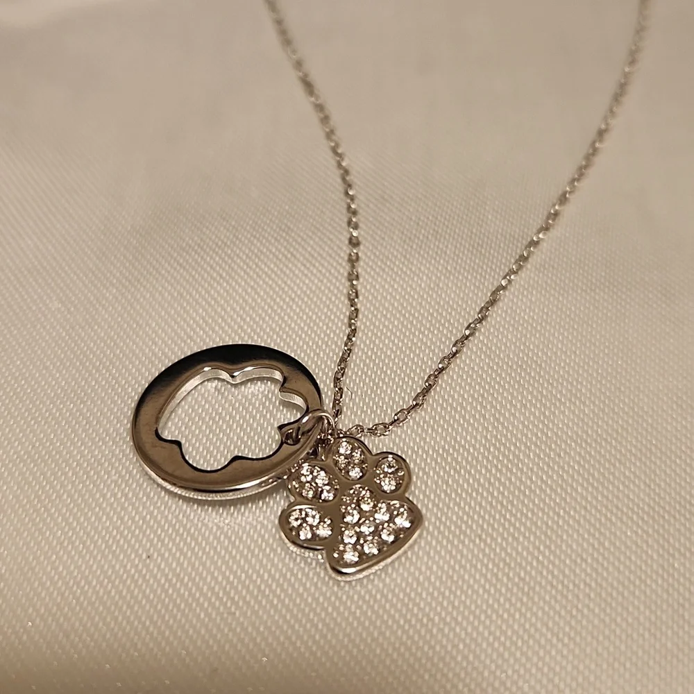 Touchstone Crystal by Swarovski  Paws Off Necklace - Picture 2 of 3